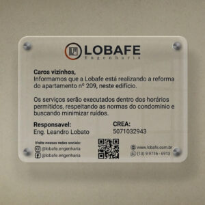 Arte Placa de Obra